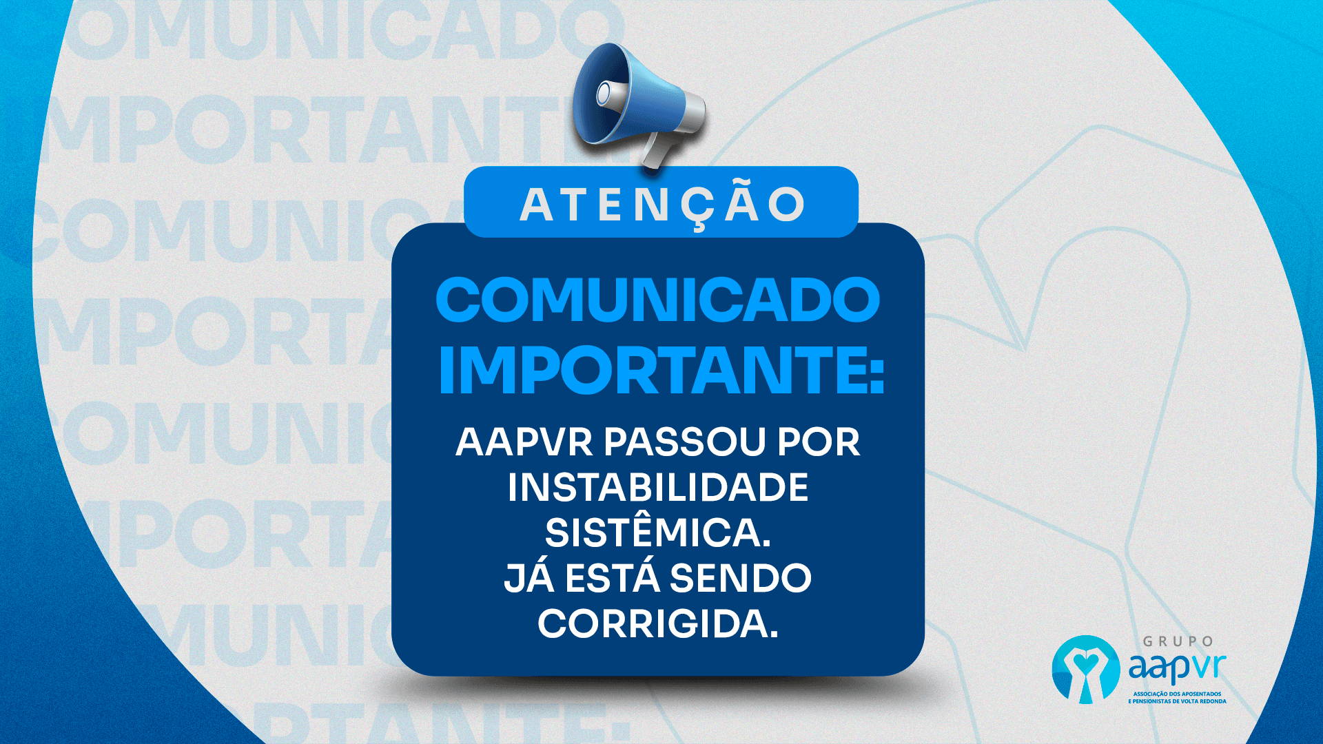 AVISO INSTABILIDADE