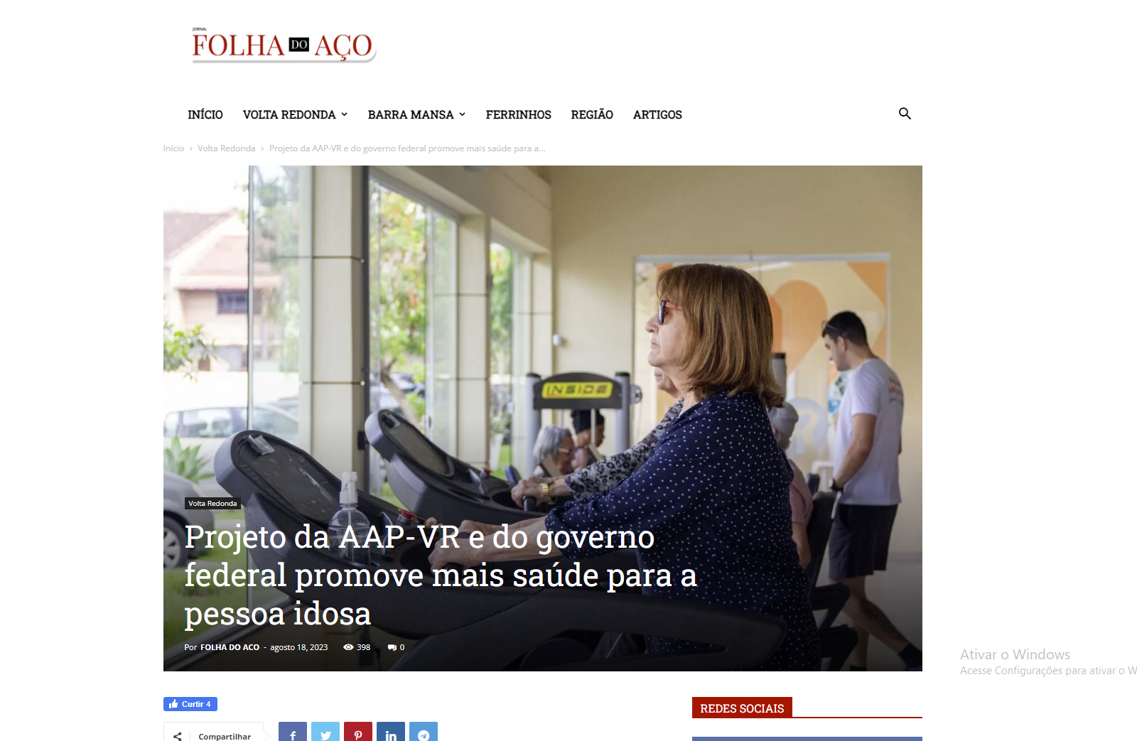 FOLHA DO AÇO